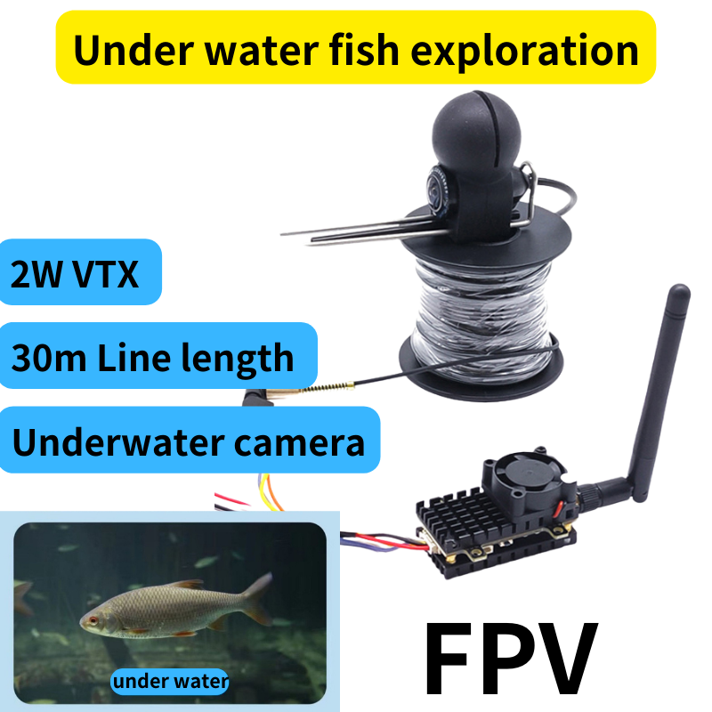 Underwater Fishing Camera - 2W görüntü aktarımı kablosuz sualtı balık