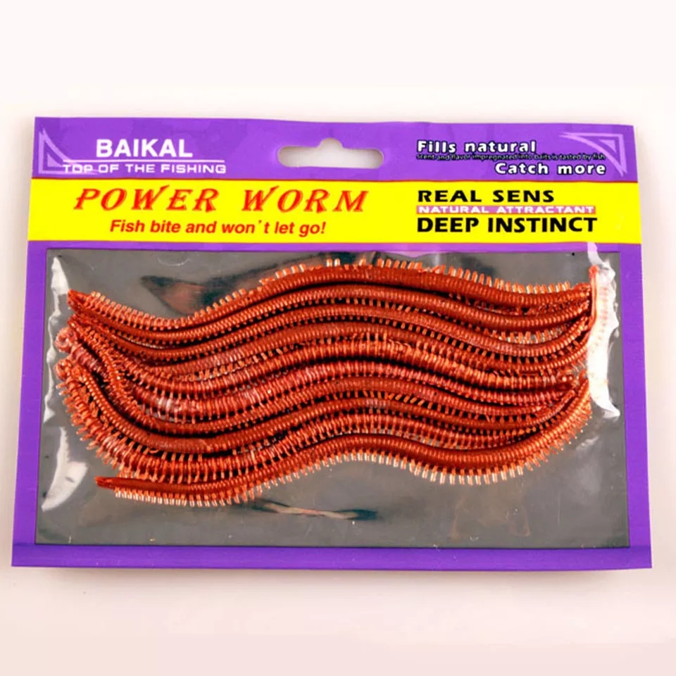 Soft Plastic Lure - 10 adet/grup Yapay Deniz Solucanları 135mm