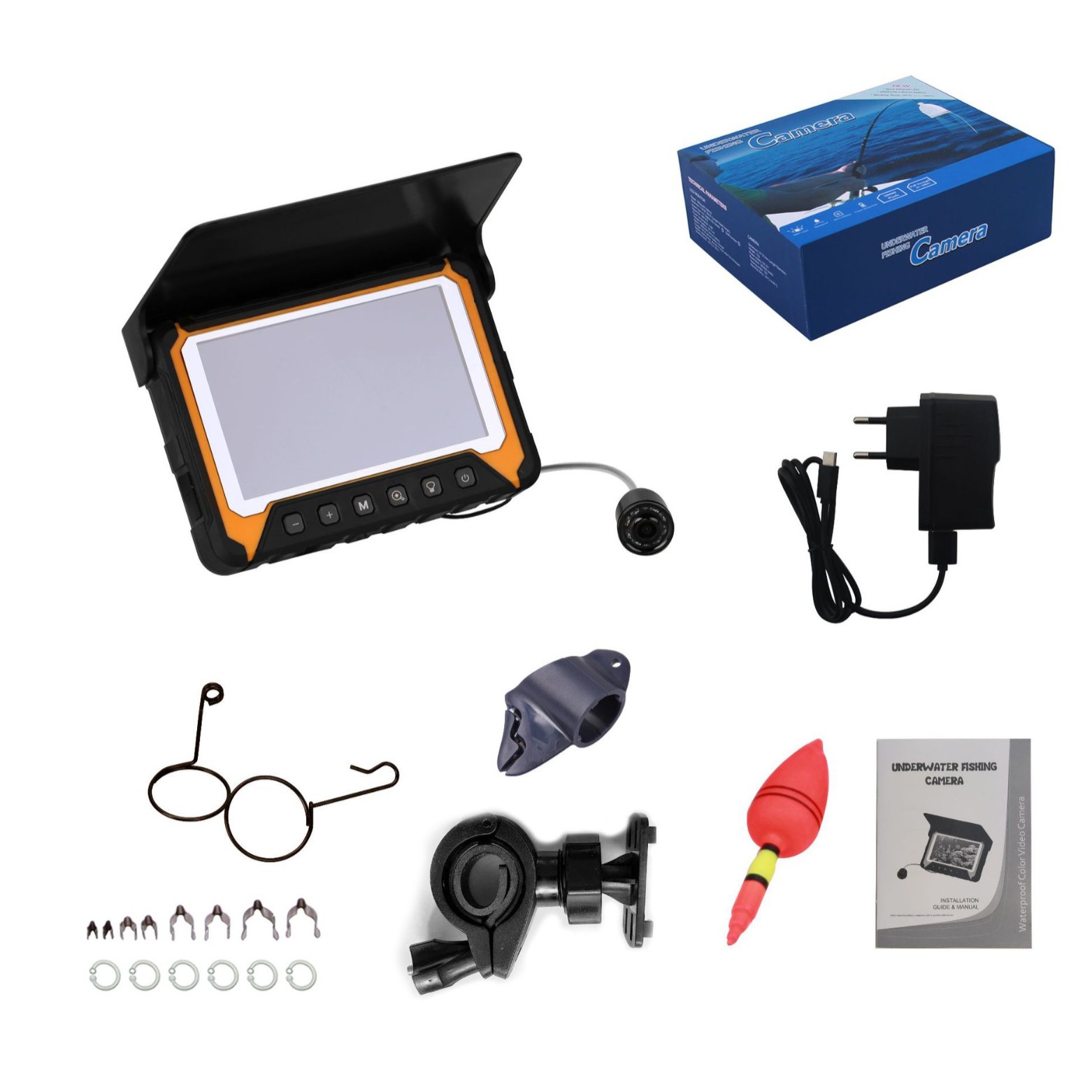 Underwater Fishing Camera - 5 inç IPS Ekran Sualtı 15/20/30M
