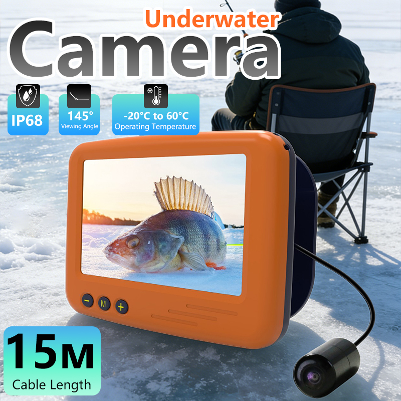 Underwater Fishing Camera - Sualtı Balıkçılık Kamerası 4.3 İnç LCD