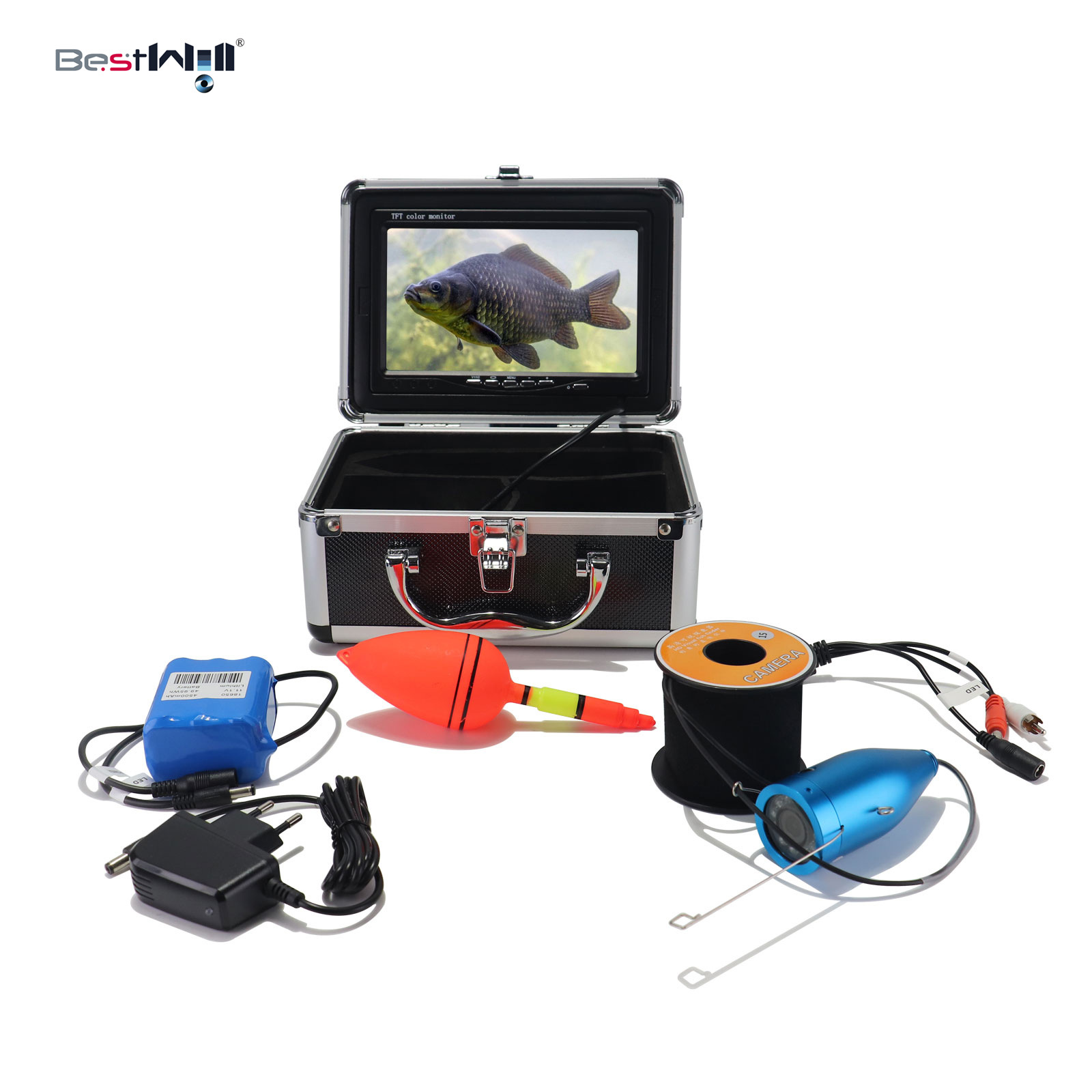 Underwater Fishing Camera - 7 İnç IPS Ekran 15/20/30M 1000TVL