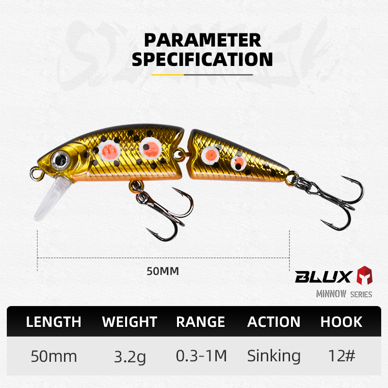 BLUX DR. Minnow Ortak 50 S Swi - Trout Fishing Lure incelemesi ve fiyatı