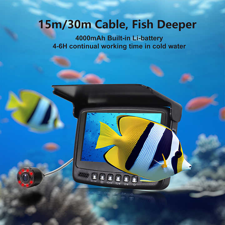 4.3 Inç Ekran Sualtı 15/30 M B - Underwater Fishing Camera incelemesi ve fiyatı