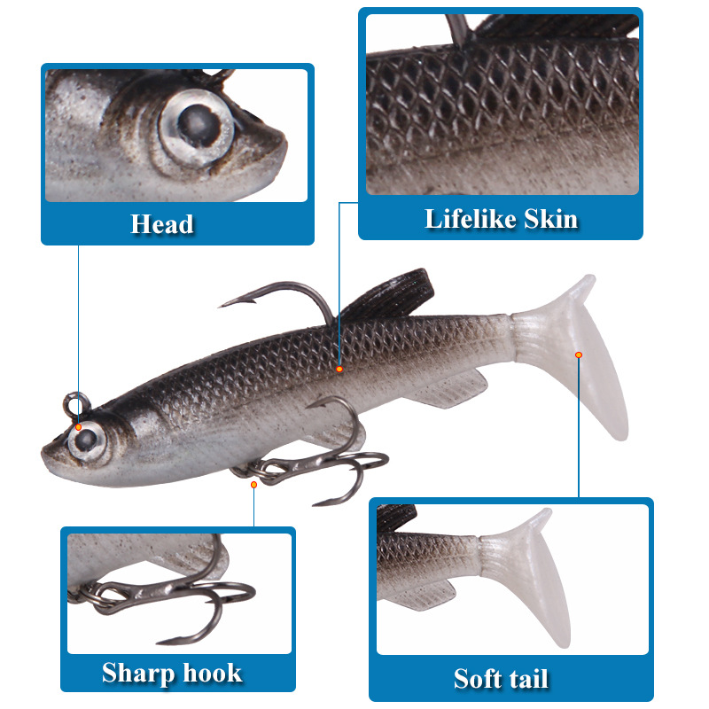 T kuyruk yumuşak yem yumuşak L - Soft Plastic Lure incelemesi ve fiyatı